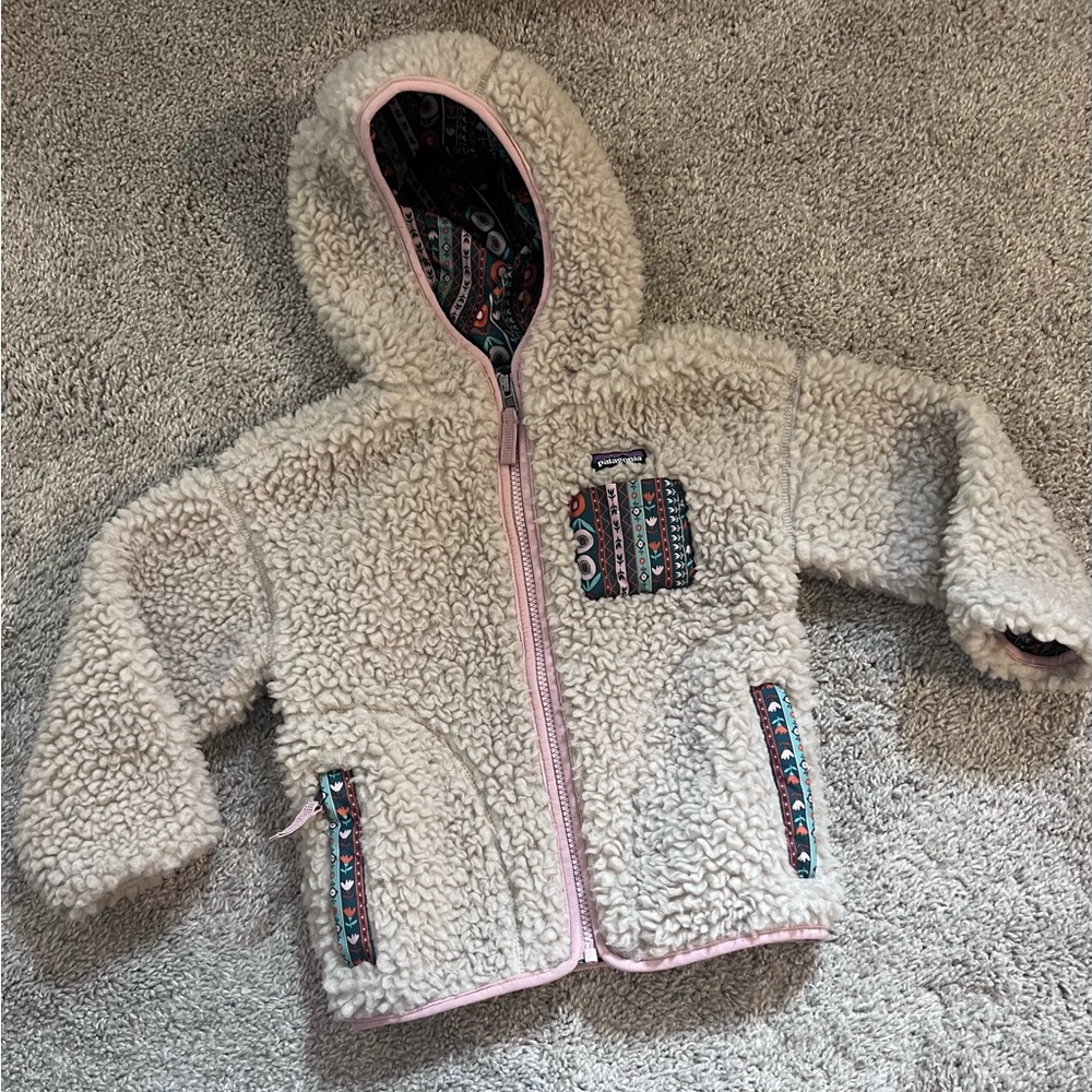 Patagonia Retro-X® Fleece Hoody Coat | EUC